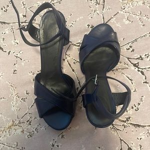 Stuart Weitzman blue platform Sandals size 10